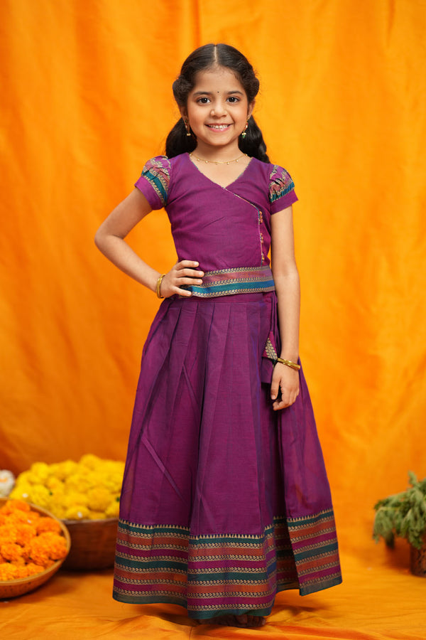 Vanika Magenta Mom & Me Set