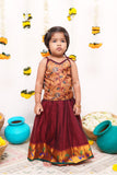 Prathana Mustard & Maroon Mini