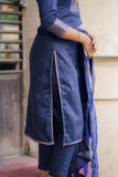 Mithra Navy Blue Kurti Set