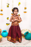 Prathana Mustard & Maroon Mini