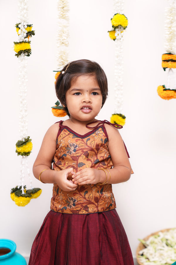 Prathana Mustard & Maroon Mom & Me