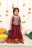 Prathana Teal & Maroon Mini