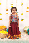 Prathana Teal & Maroon Mom & Me