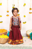 Prathana Teal & Maroon Mini