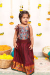 Prathana Teal & Maroon Mom & Me