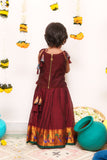 Prathana Teal & Maroon Mini