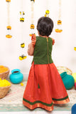 Shanmathi Orange & Green Mini