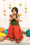 Shanmathi Orange & Green Mini