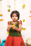 Shanmathi Orange & Green Mini