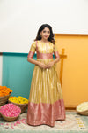 Aadhya Yellow & Pink Mom & Me