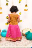 Pramojitha Pink & Mustard Mini