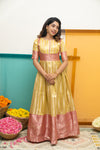 Aadhya Yellow & Pink Mom & Me