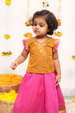 Pramojitha Pink & Mustard Mini