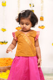 Pramojitha Pink & Mustard Mini