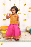 Pramojitha Pink & Mustard Mini