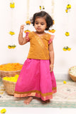 Pramojitha Pink & Mustard Mini