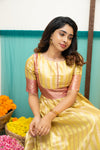 Aadhya Yellow & Pink Mom & Me