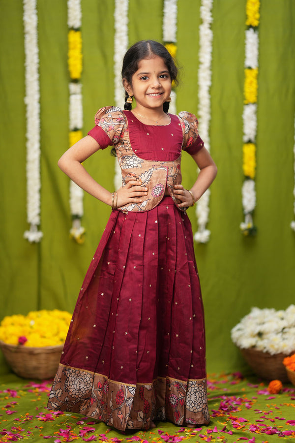 Darshini Red Peplum Top & Skirt Mini