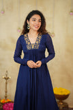 Kiara Navy Blue Kurta Set (Set of 2)