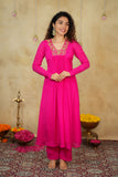 Kiara Rani Pink Kurta Set ( Set of 2)
