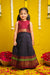 Sana Navy Blue with Maroon Lehenga Mini