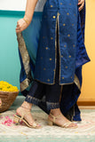 Nikitha Navy Blue Kurti Set