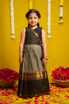 Radhi Grey with Black Lehenga Mini