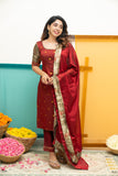 Nikitha Maroon Kurti Set