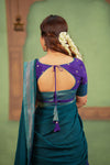 Sadhana Violet Halfsaree ( Set of 2 )