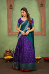 Sadhana Violet Halfsaree ( Set of 2 )