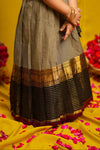 Radhi Grey with Black Lehenga Mini