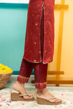 Nikitha Maroon Kurti Set