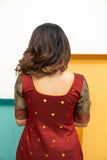 Nikitha Maroon Kurti Set