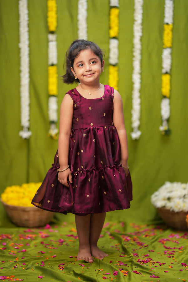 Gayathri Red Frock Mini