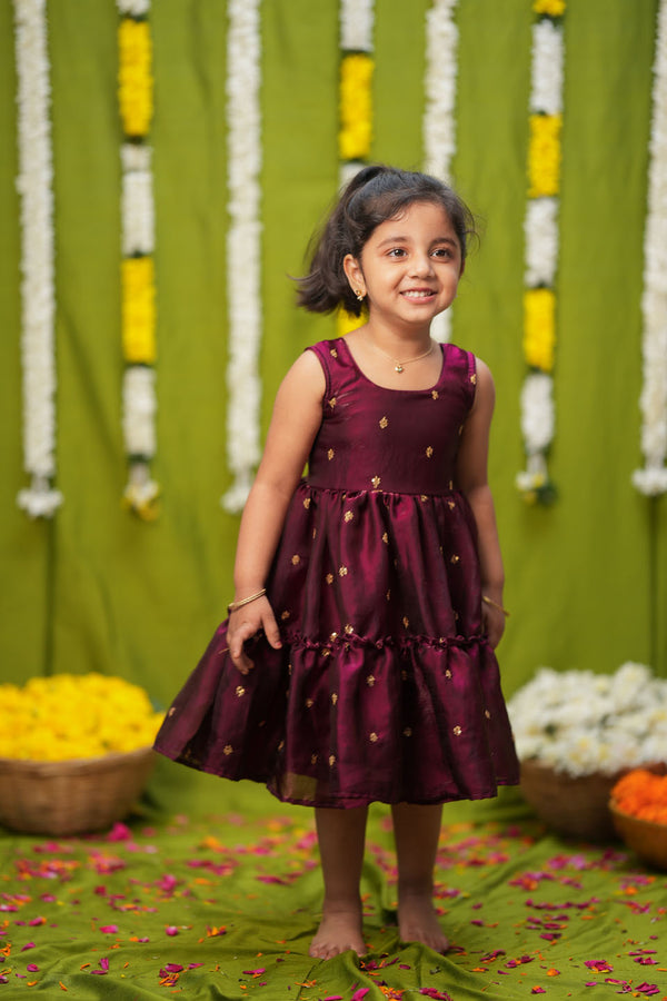 Gayathri Red Frock Mini
