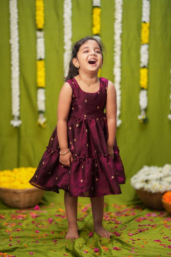 Gayathri Red Frock Mini