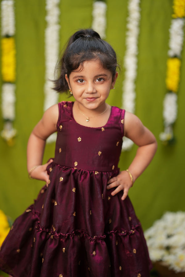 Gayathri Red Frock Mini
