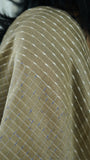 Beige Thread Embellished Cotton Saree