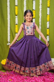 Akshara Purple Lehenga Mini