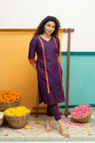 Nadhiya Violet Kurti Set