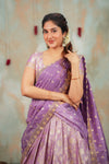 Manju Lavender Halfsaree (Set of 3)