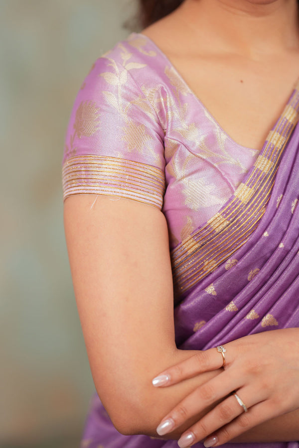 Manju Lavender Halfsaree (Set of 3)