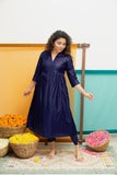 Teju Navy Blue Kurti