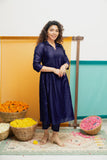 Teju Navy Blue Kurti