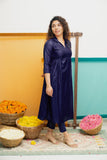 Teju Navy Blue Kurti