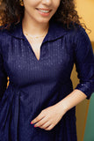 Teju Navy Blue Kurti