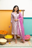 Harini Lavender Kurti Set