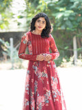 GRG - Haasini - Maroon Floral with mirror embroidery