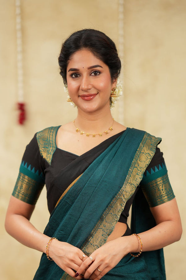 Maanvi Black Halfsaree (Set of 3 )