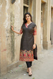 Ganga Black Kurta Set (Set of 2)